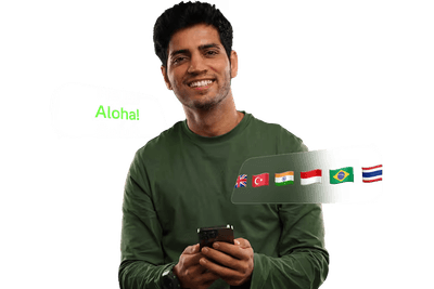 OlympTrade platform shown on desktop and mobile devices